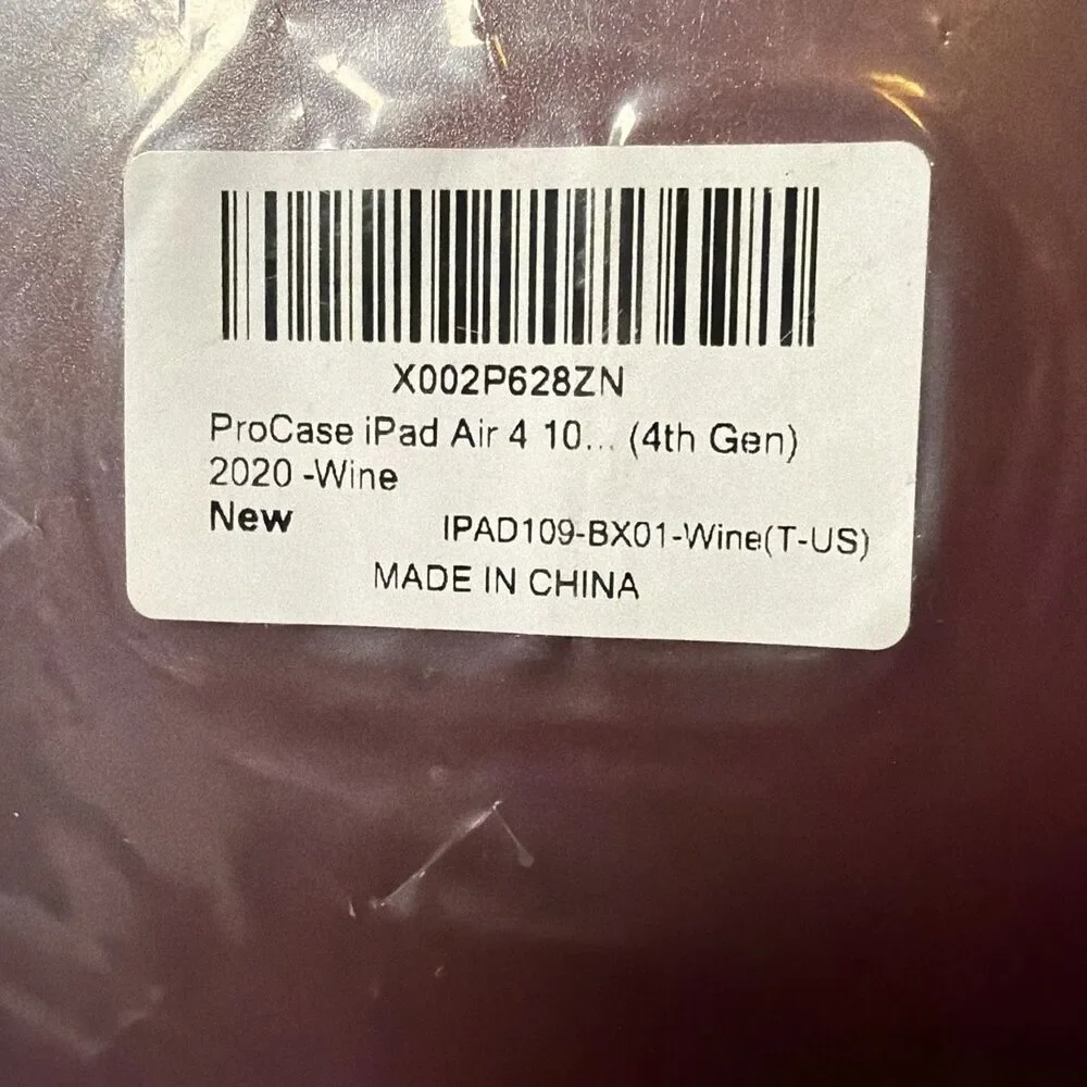 Pro Case iPad Air 4 (4th Gen) 2020 Wine Red Case
